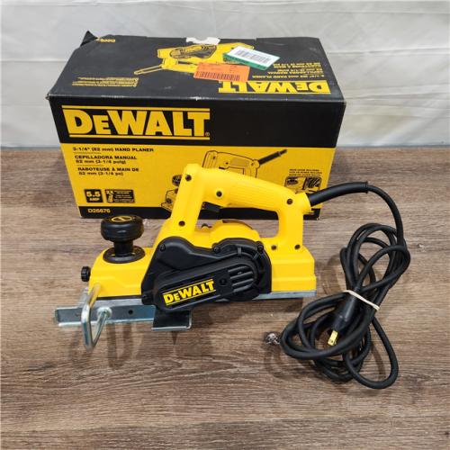 AS-IS DEWALT 5.5 Amp 3-1/4 in. Portable Corded Hand Planer