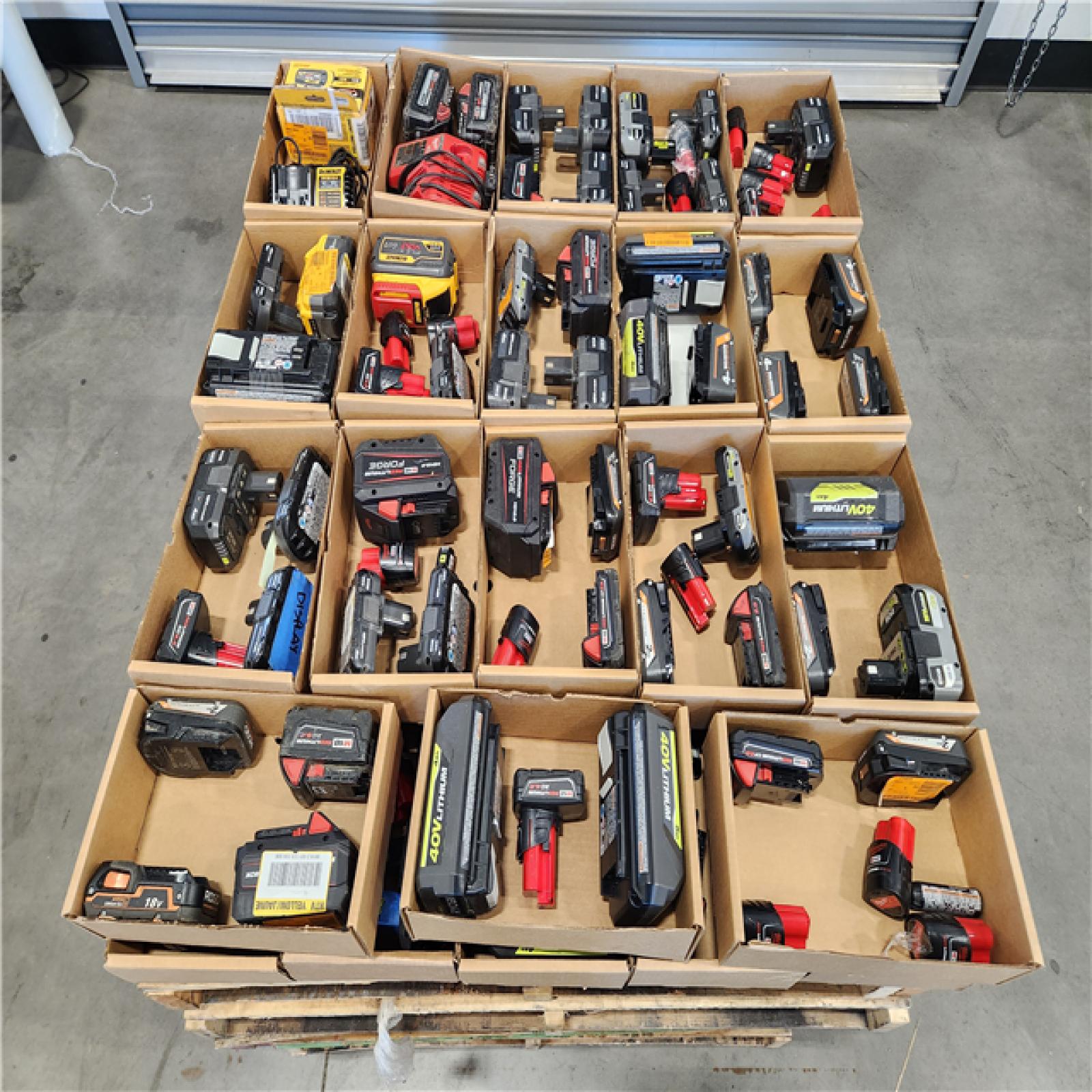 DALLAS LOCATION - AS-IS BATTERY PALLET