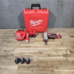 HOUSTON LOCATION - AS-IS M12 12-Volt Lithium-Ion Cordless PEX Expansion Tool Kit with (2) 1.5 Ah Batteries  (3) Expansion Heads and Hard Case