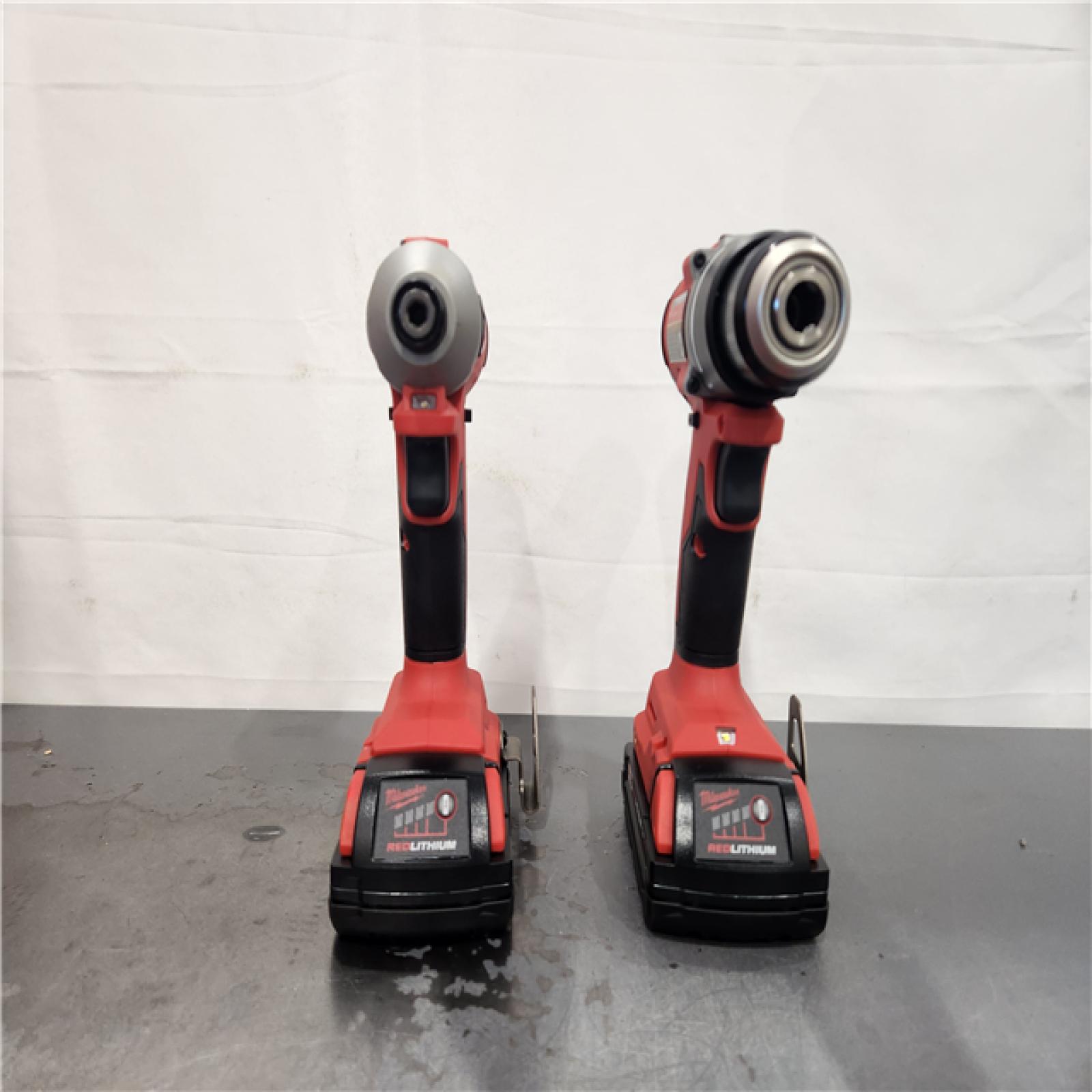 AS-IS- Milwaukee M18 Compact Brushless 2-Tool Combo Kit