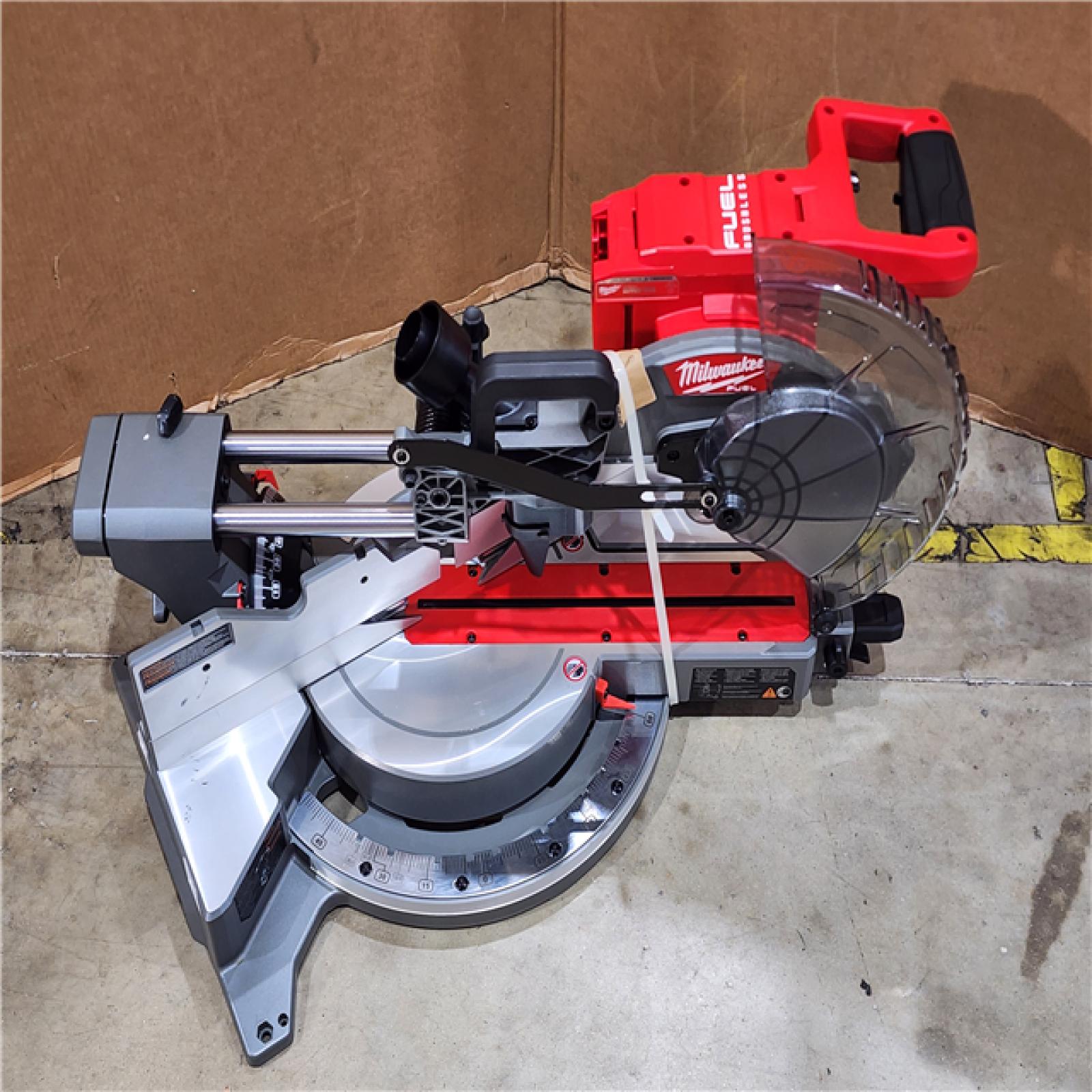 HOUSTON LOCATION - AS-IS (APPEARS LIKE NEW) M18 FUEL 18V Lithium-Ion Brushless Cordless 12 in. Dual Bevel Sliding Compound Miter Saw (Tool-Only)