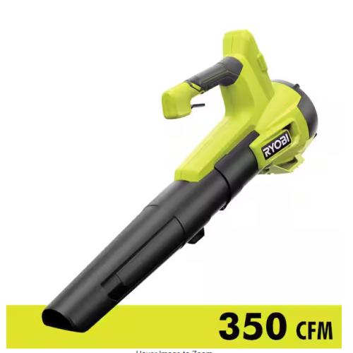 NEW! - RYOBI ONE+ 18V 100 MPH 350 CFM Cordless Battery Variable-Speed Jet Fan Leaf Blower (Tool Only)