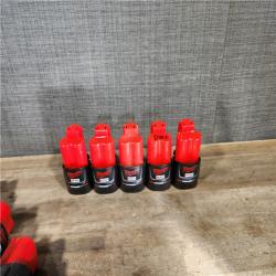 HOUSTON LOCATION - AS-IS MILWAUKEE BATTERY PACK QTY - 15
