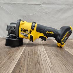 AS-IS- DEWALT 60V MAX Cordless Brushless 4.5 in. to 6 in. Small Angle Grinder with Kickback Brake (Tool Only)