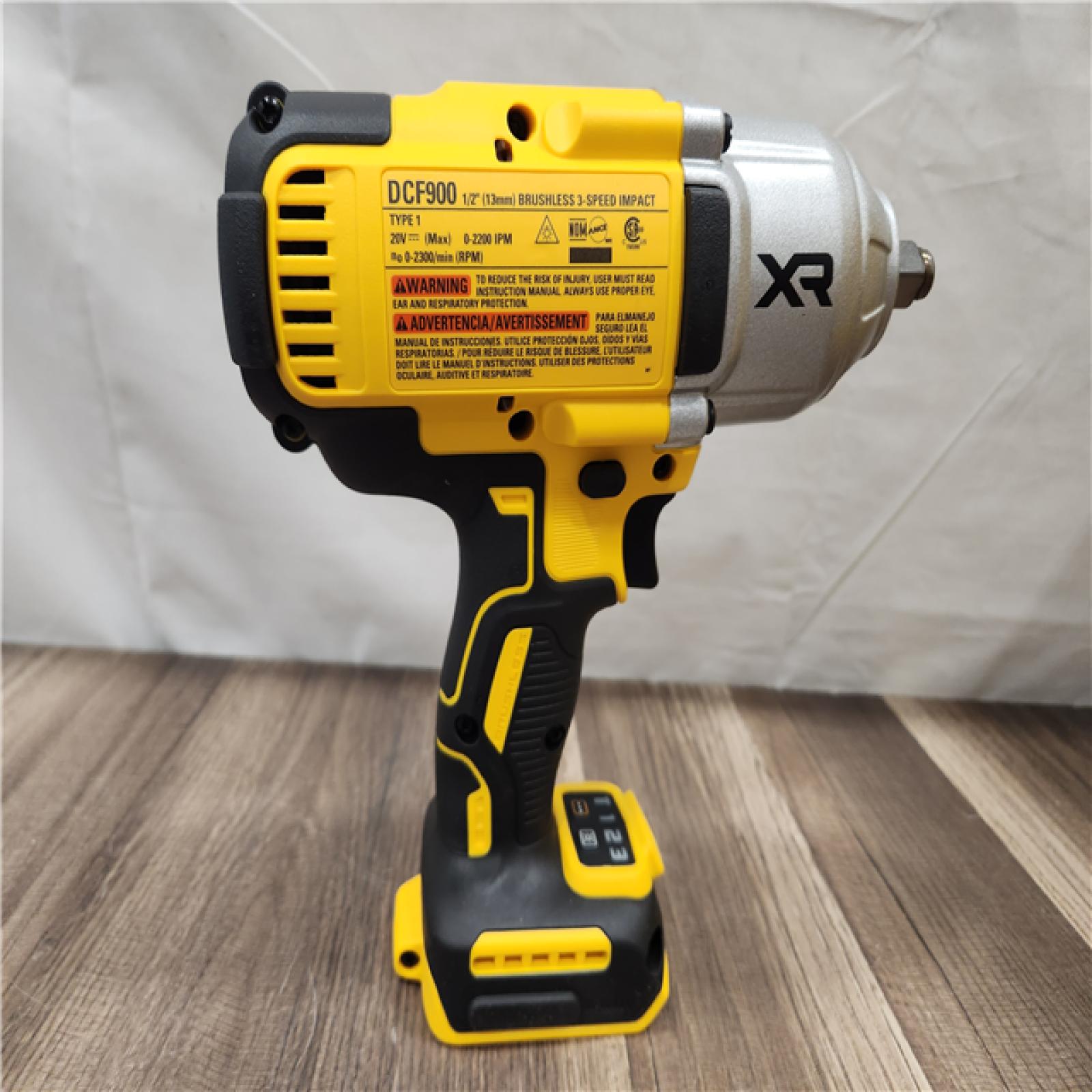 AS-IS- DEWALT 20V MAX XR 1/2 High Torque Impact Wrench with Hog Ring Anvil (Tool-Only)