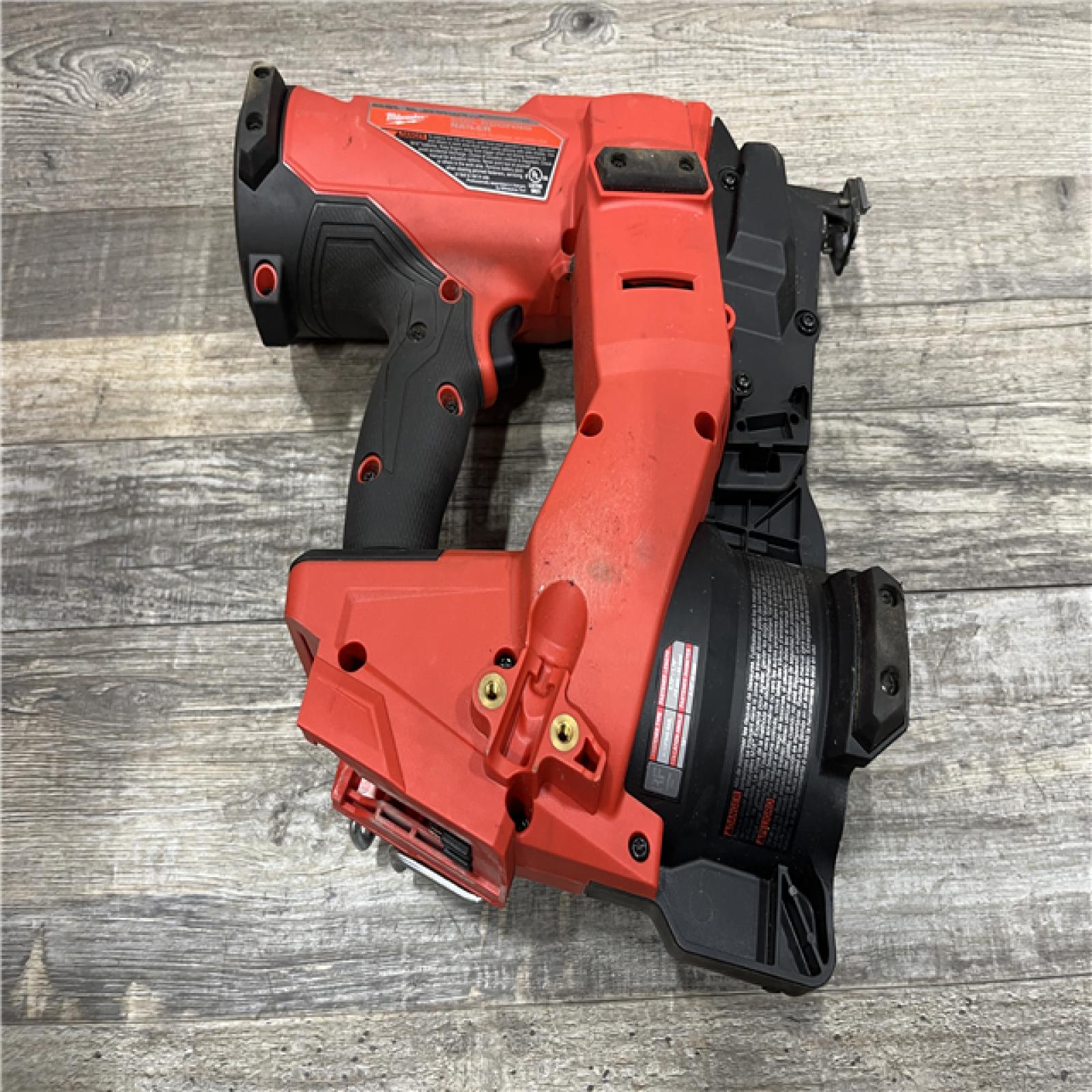 AS-IS Milwaukee FUEL 18-Volt Lithium-Ion Brushless Cordless Coil Roofing Nailer (Tool Only)