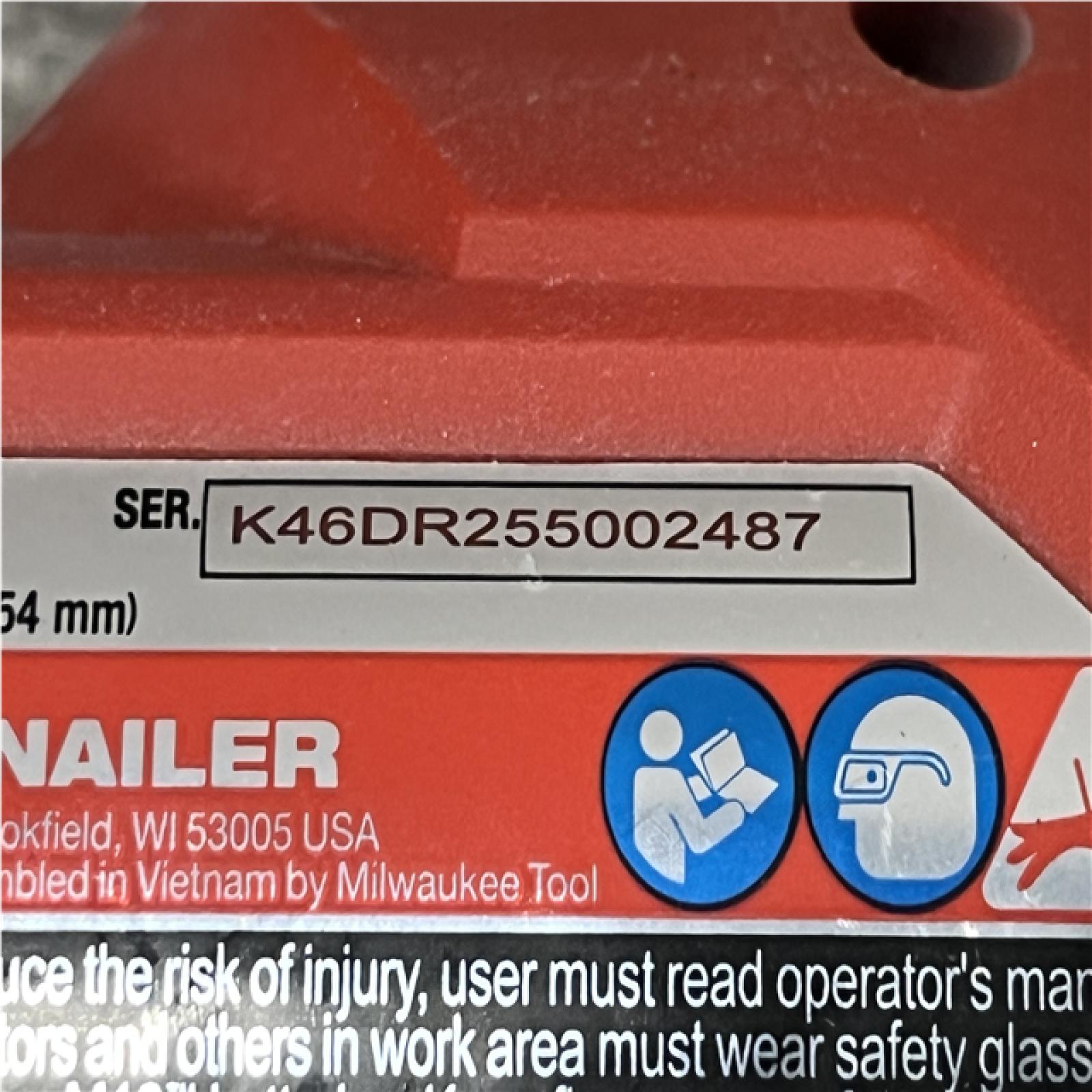 AS-IS Milwaukee FUEL 18-Volt Lithium-Ion Brushless Cordless Gen II 18-Gauge Brad Nailer (Tool-Only)