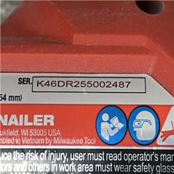 AS-IS Milwaukee FUEL 18-Volt Lithium-Ion Brushless Cordless Gen II 18-Gauge Brad Nailer (Tool-Only)