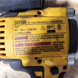HOUSTON LOCATION - AS - IS DEWALT 20V MAX Cordless 1/2 in. Impact Wrench COMBO KIT