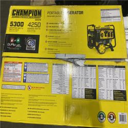 Dallas Location - As-Is Champion 201279 5300W Dual Fuel Generator
