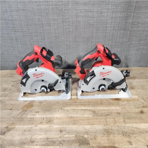 HOUSTON LOCATION - AS-IS Milwaukee (2) 7-1/4 18V Brushless Circular Saw 2631-20 (Bare Tool)