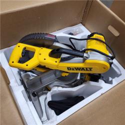 AS-IS DEWALT 12 in. 15 Amp Compound Double Bevel Miter Saw