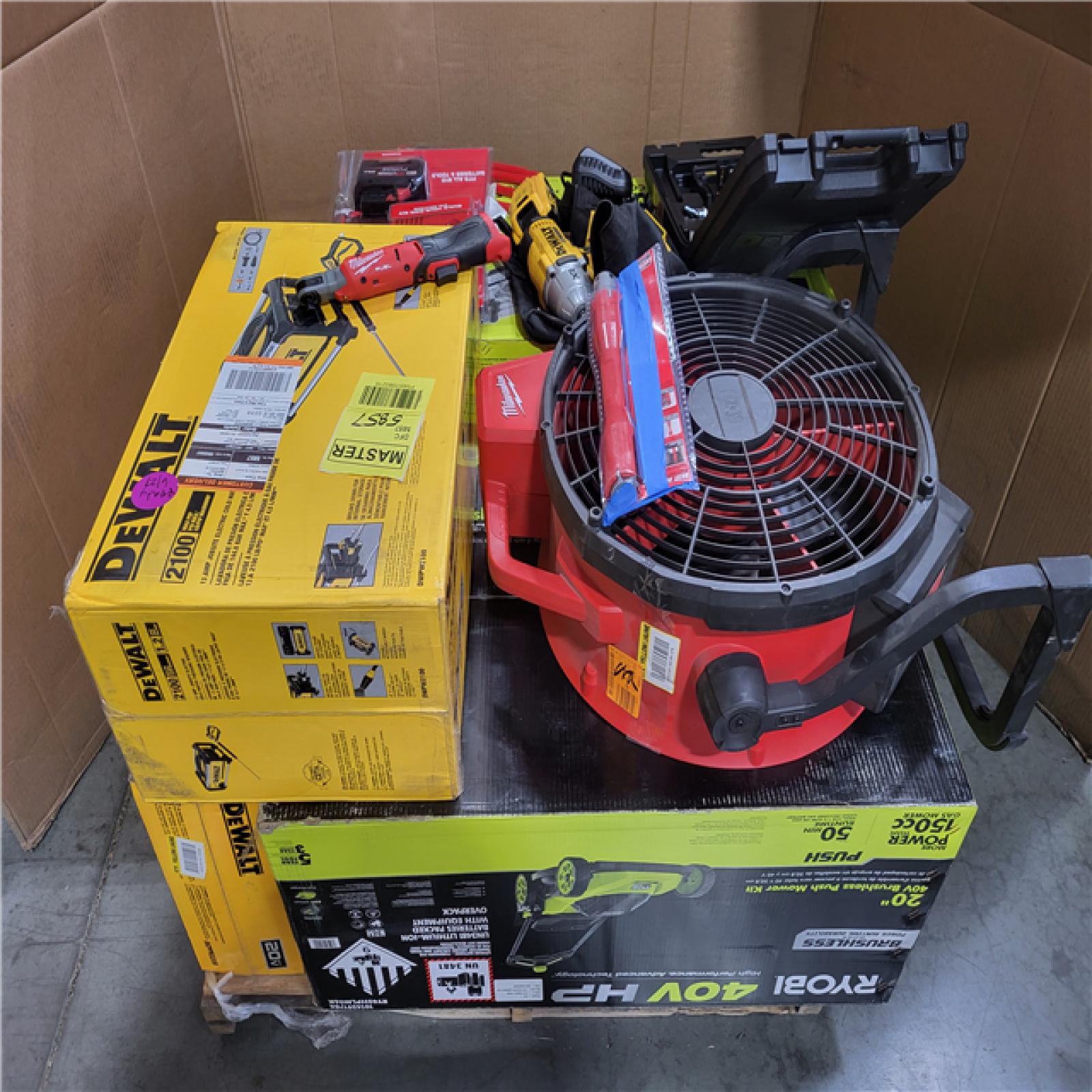 CALIFORNIA AS-IS TOOL PALLET