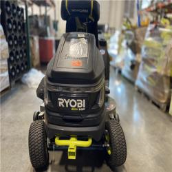 DALLAS LOCATION - AS-IS RYOBI 80V HP Brushless 42 in. Battery Electric Cordless Riding Lawn Tractor