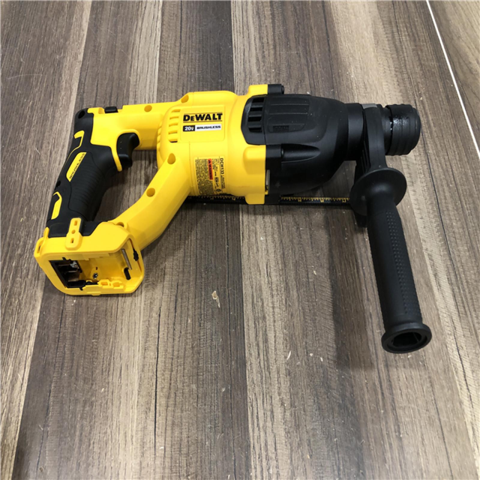 AS-IS DEWALT 20V MAX Cordless Brushless 1 in. SDS Plus D-Handle Concrete and Masonry Rotary Hammer (Tool Only)