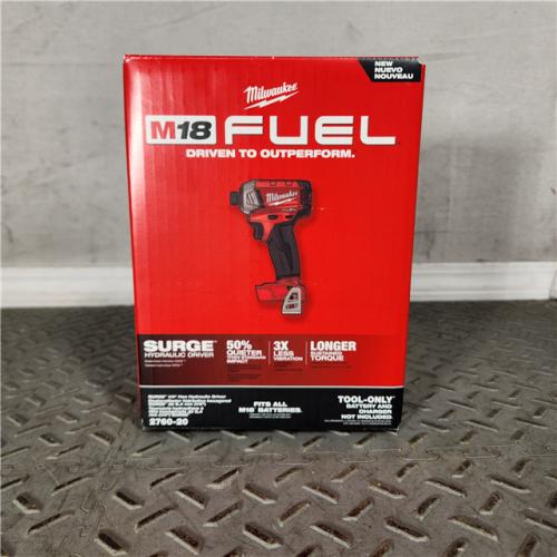 Houston Location - AS-IS Milwaukee 2760-20 - M18 Fuel Surge 18V Cordless Drill/Driver Bare Tool - Appears IN GOOD Condition