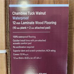Phoenix NEW Home Decorators Collection Chamblee Tuck Walnut 12 mm T x 8.03 in. W Waterproof Laminate Wood Flooring (127 sqft/ 8case)