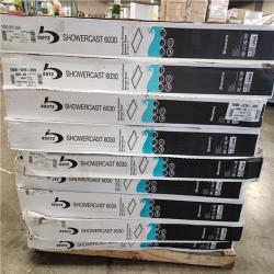 Phoenix Location NEW Bootz Industries Aloha ShowerCast 60 in. L x 30 in. W Alcove Shower Pan Base with Right Drain in White Pallet (9-Total)