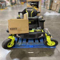 RYOBI 80V HP Brushless 42 in. Battery Electric Cordless Zero Turn Riding Mower (2) 80V Batteries (2) 40V Batteries and Charger