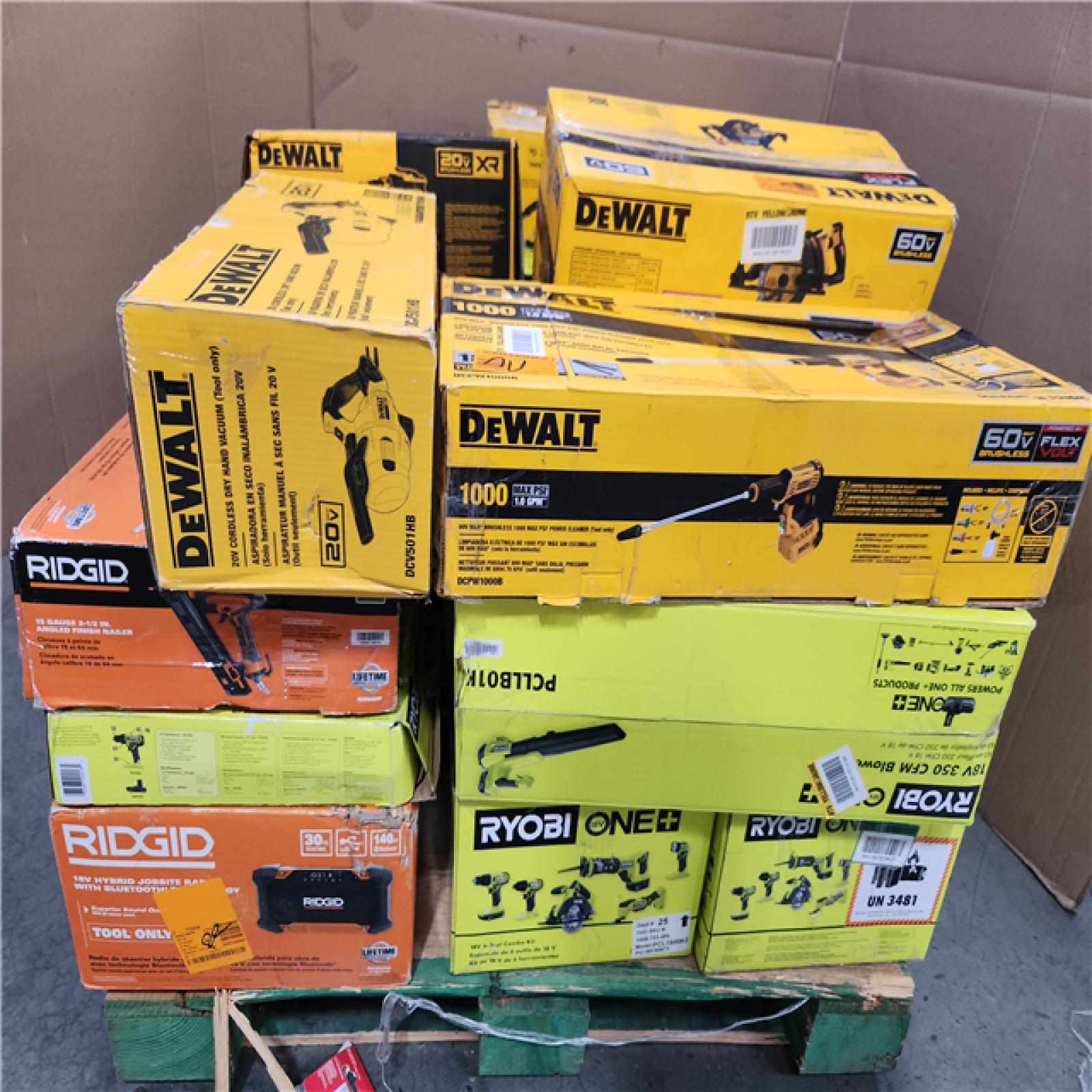 California AS-IS Tool Pallet