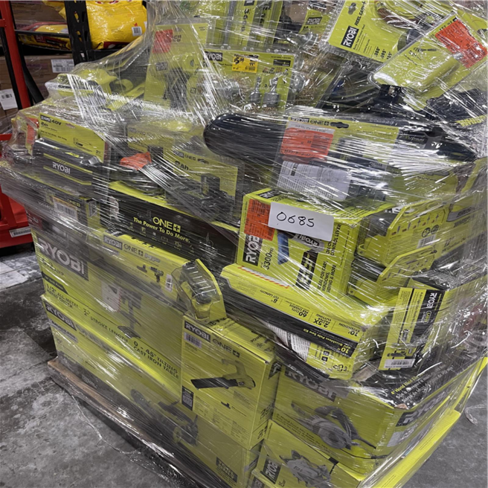 Atlanta Location AS IS Tools & More Full Truckload (26 Pallets) 0685