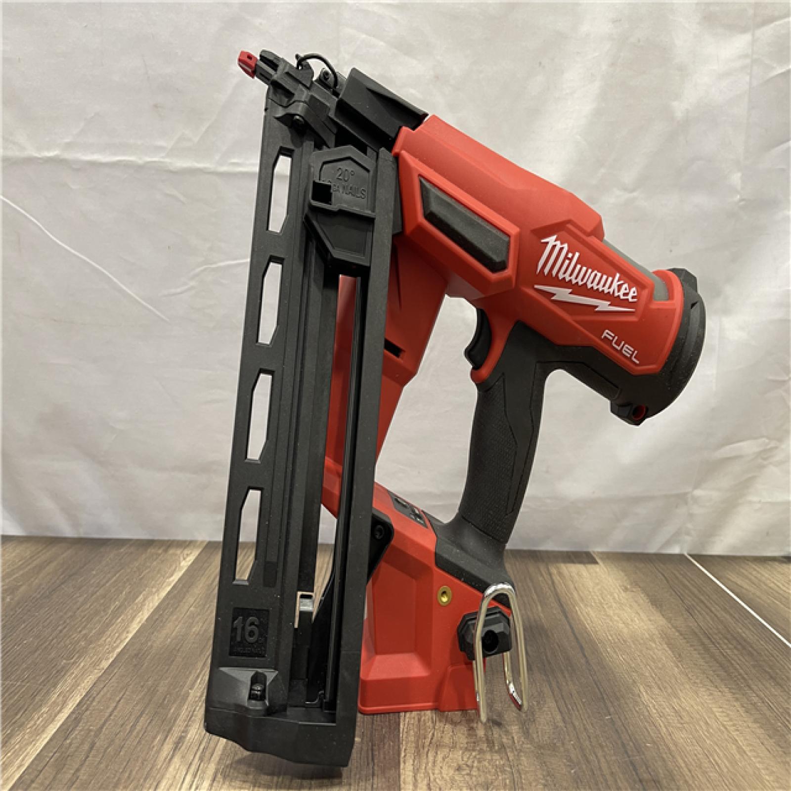AS-IS- Milwaukee 18V Cordless Gen II 16 Gauge Angled Finish Nailer (Tool Only)