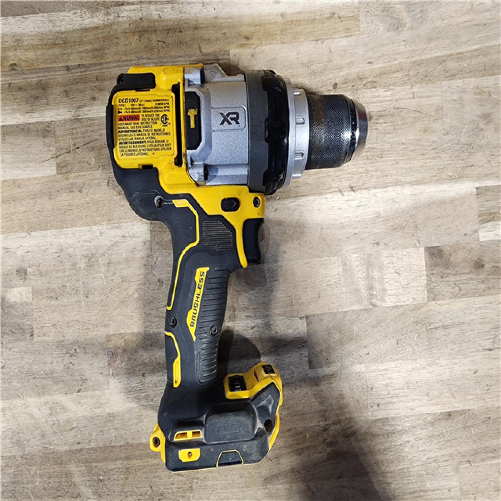 HOUSTON LOCATION - AS-IS DEWALT 20V XR Lithium-Ion Cordless Hammer Drill Kit with 8.0 Ah Battery, Charger and Kit Bag