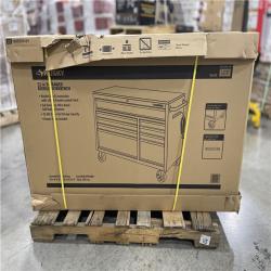 DALLAS LOCATION - Husky 52 in. W x 25 in. D Standard Duty 9-Drawer Mobile Workbench Tool Chest with Solid Wood Top in Gloss Black