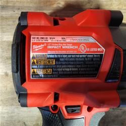 HOUSTON LOCATION - AS-IS Milwaukee M18 18V Fuel 1/2 Mid-Torque Impact Wrench Cordless Lithium-Ion Brushless with Friction Ring 2962-20 (TOOL ONLY)