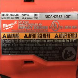 AS-IS Milwaukee 18V Lithium-Ion Brushless Cordless Compact Drill/Impact Combo Kit