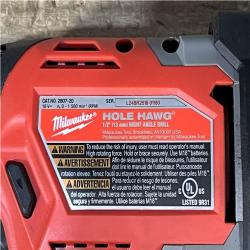 Houston Location AS-IS Milwaukee FUEL GEN II 18V Lithium-Ion Brushless Cordless 1/2 in. Hole Hawg Right Angle Drill (Tool-Only)