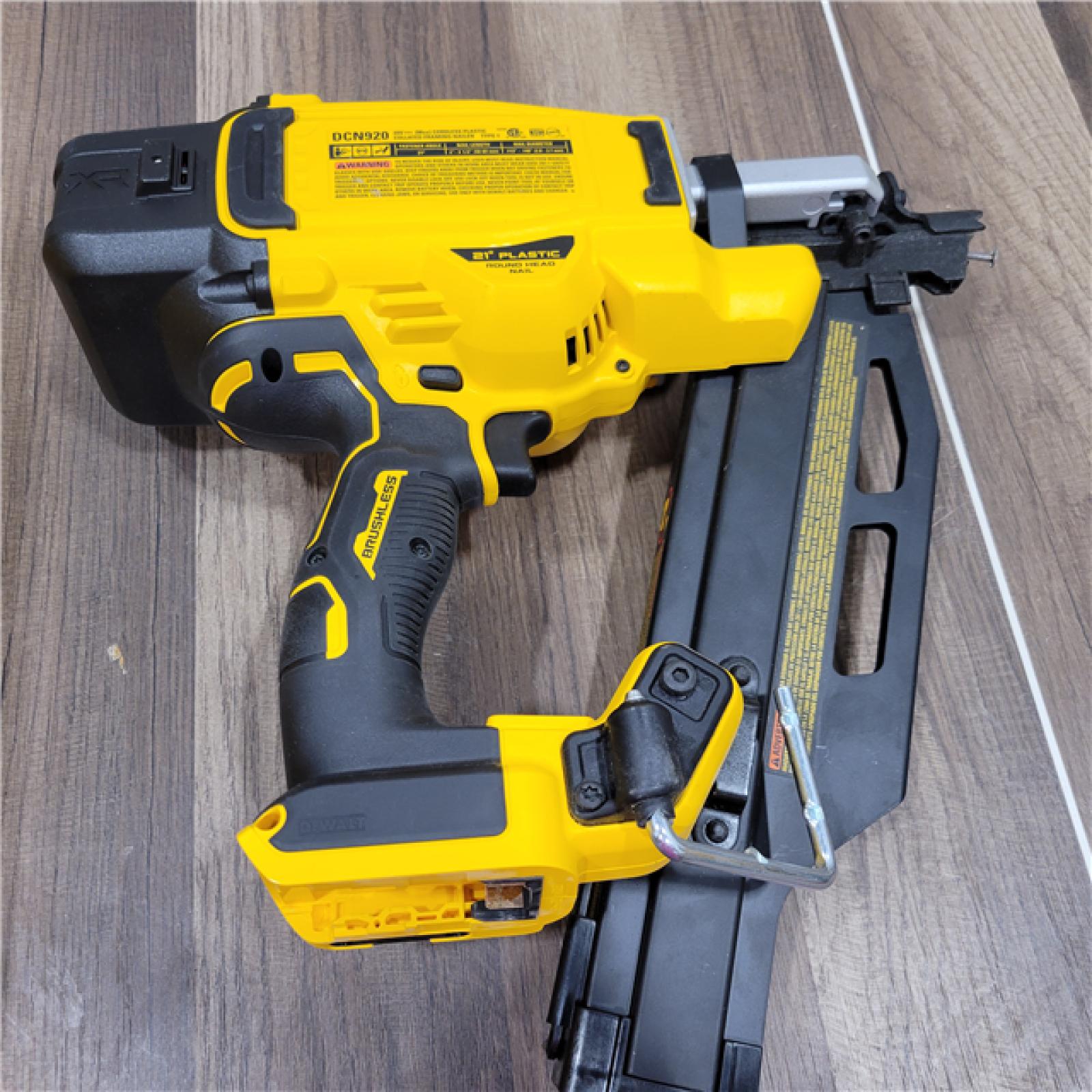 AS-IS DEWALT 20-Volt 21Â° Cordless Framing Nailer (Tool-Only)