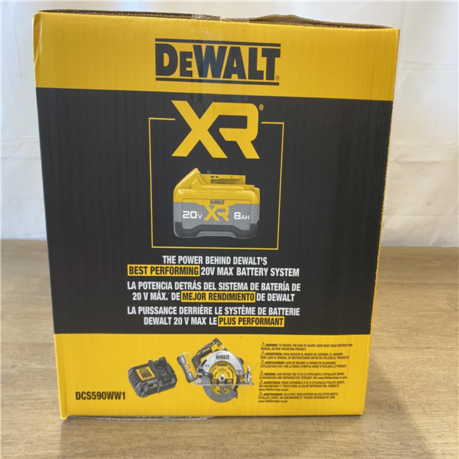 NEW! DEWALT 20V MAX Lithium-Ion 7-1/4 in. Cordless Circular Saw Kit