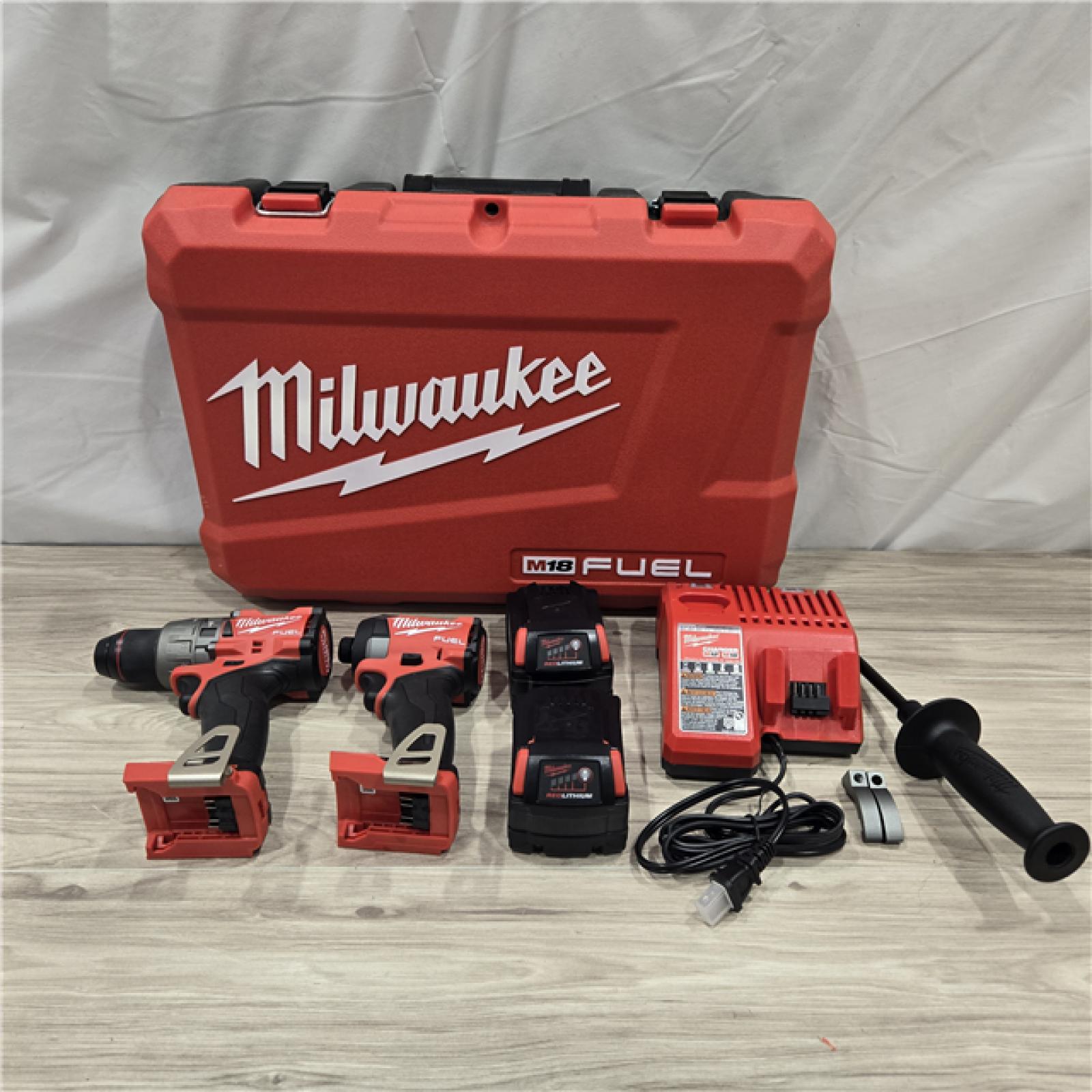 AS-IS MILWAUKEE FUEL 18V Cordless Hammer Drill and Impact Driver Combo Kit