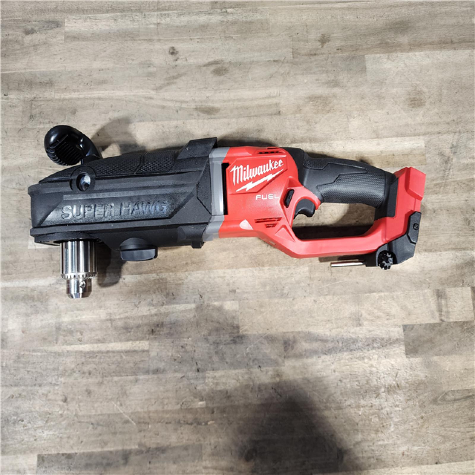 HOUSTON LOCATION - AS-IS Milwaukee M18 18V Fuel 1/2 Right Angle Drill Super Hawg Cordless Lithium-Ion 2809-20 (TOOL ONLY)