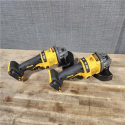 HOUSTON LOCATION - AS-IS (2) DEWALT 60V MAX Cordless Brushless 4.5 in. to 6 in. Small Angle Grinder with Kickback Brake (Tool Only)