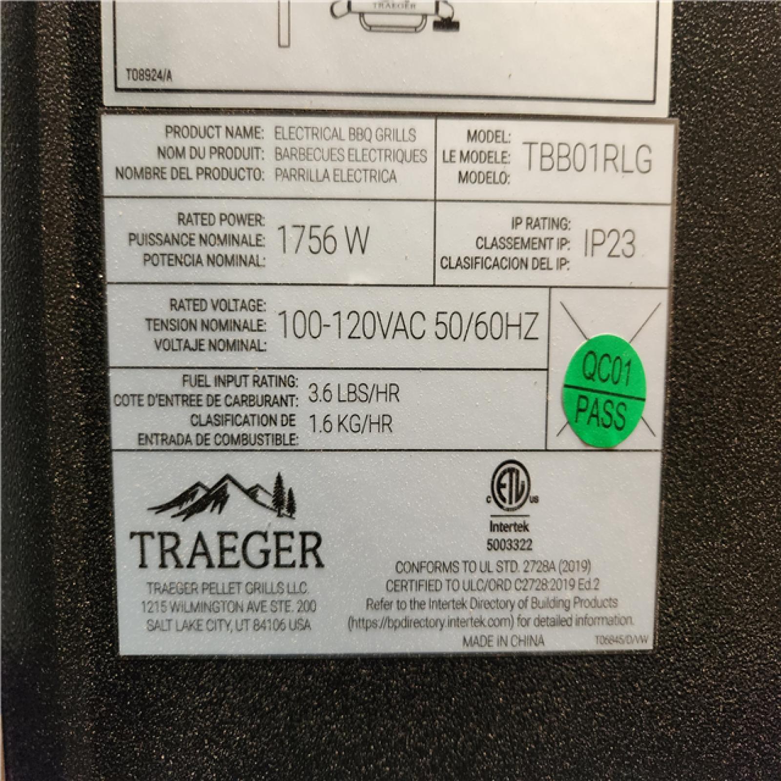 Phoenix AS-IS Traeger Timberline XL Wi-Fi Wood Pellet Grill