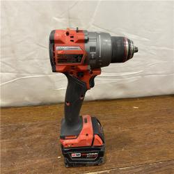 AS-IS Milwaukee 2904-22 Hammer Drill Driver Kit with Batteries  Charger & Tool Case  Red