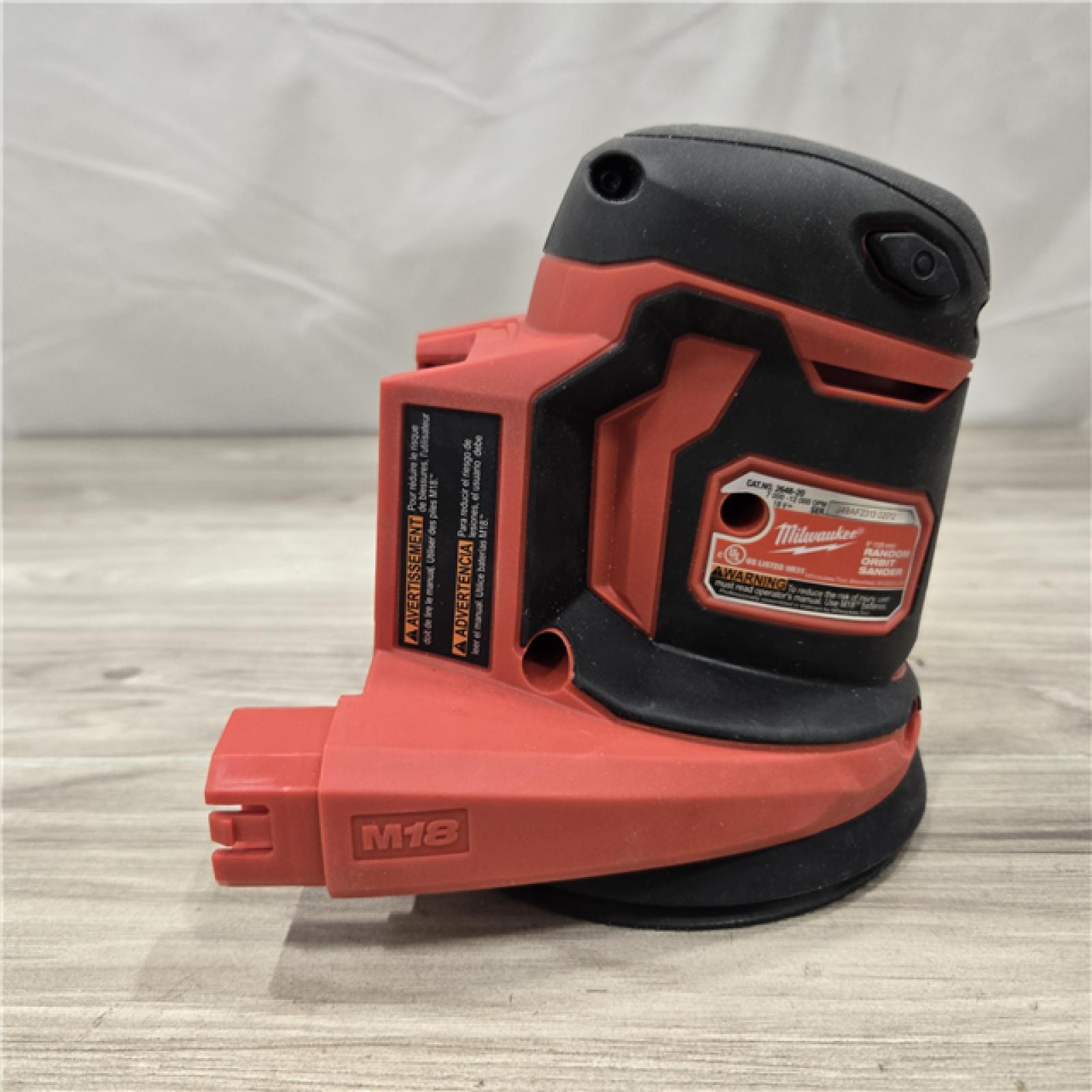 AS-IS Milwaukee 2648-20 - M18 18V 7000-12000 Opm Cordless Random Orbital Sander (Tool-Only)