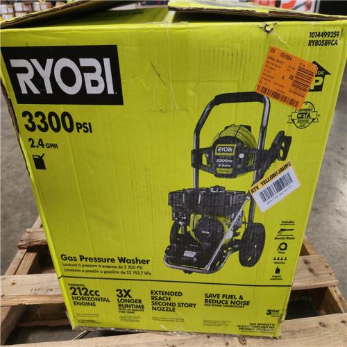 Phoenix LIKE NEW RYOBI 3300 PSI 2.4 GPM Cold Water Gas Pressure Washer with 212cc Engine