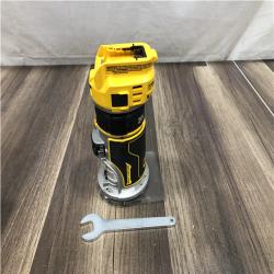 AS-IS DEWALT 20V MAX XR Cordless Brushless Fixed Base Compact Router (Tool Only)
