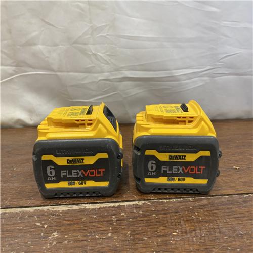 AS-IS DEWALT FLEXVOLT 20V/60V MAX Lithium-Ion 6.0Ah Battery Pack (2 Pack)