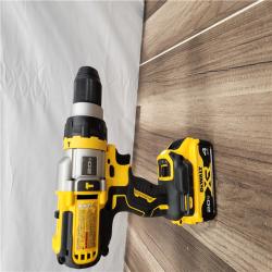 GOOD DEWALT 20V MAX Brushless Cordless 1/2 in. Hammer Drill/Driver with FLEXVOLT ADVANTAGE with 20V MAX Lithium-Ion 4.0Ah Battery