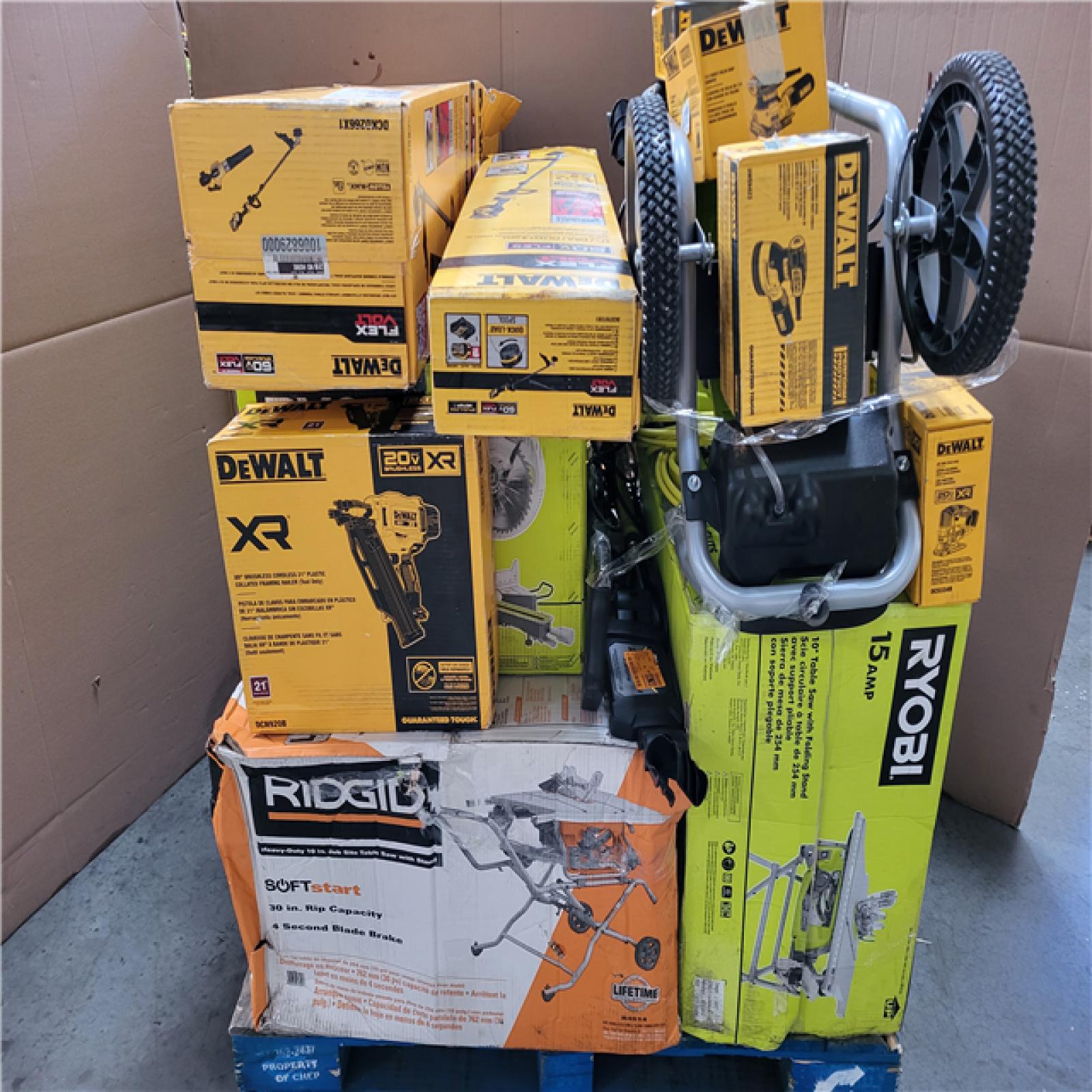 CALIFORNIA AS-IS TOOL PALLET