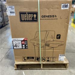 DALLAS LOCATION - Weber Genesis Smart SX-335 3-Burner Liquid Propane Gas Grill in Stainless Steel with Side Burner