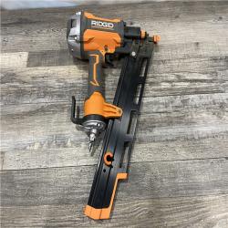 AS-IS RIDGID Pneumatic 21-Degree 3-1/2 in. Round Head Framing Nailer