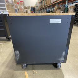 DALLAS LOCATION - Husky 56 in. W x 27.6 in. D 10-Drawer Matte Black Heavy-Duty Mobile Workbench
