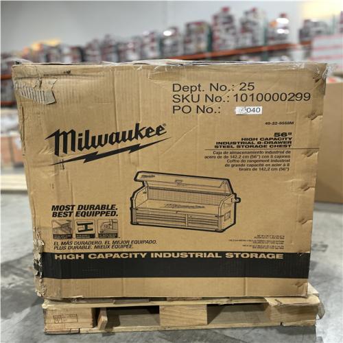 DALLAS LOCATION- MILAUKEE High Capacity 56 in. W x 22 in. D 8-Drawer Top Tool Chest