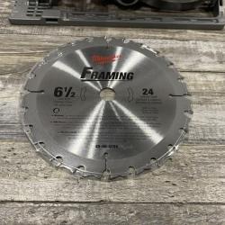 AS-IS Milwaukee FUEL 18V Lithium-Ion Brushless Cordless 6-1/2 in. Circular Saw (Tool-Only)