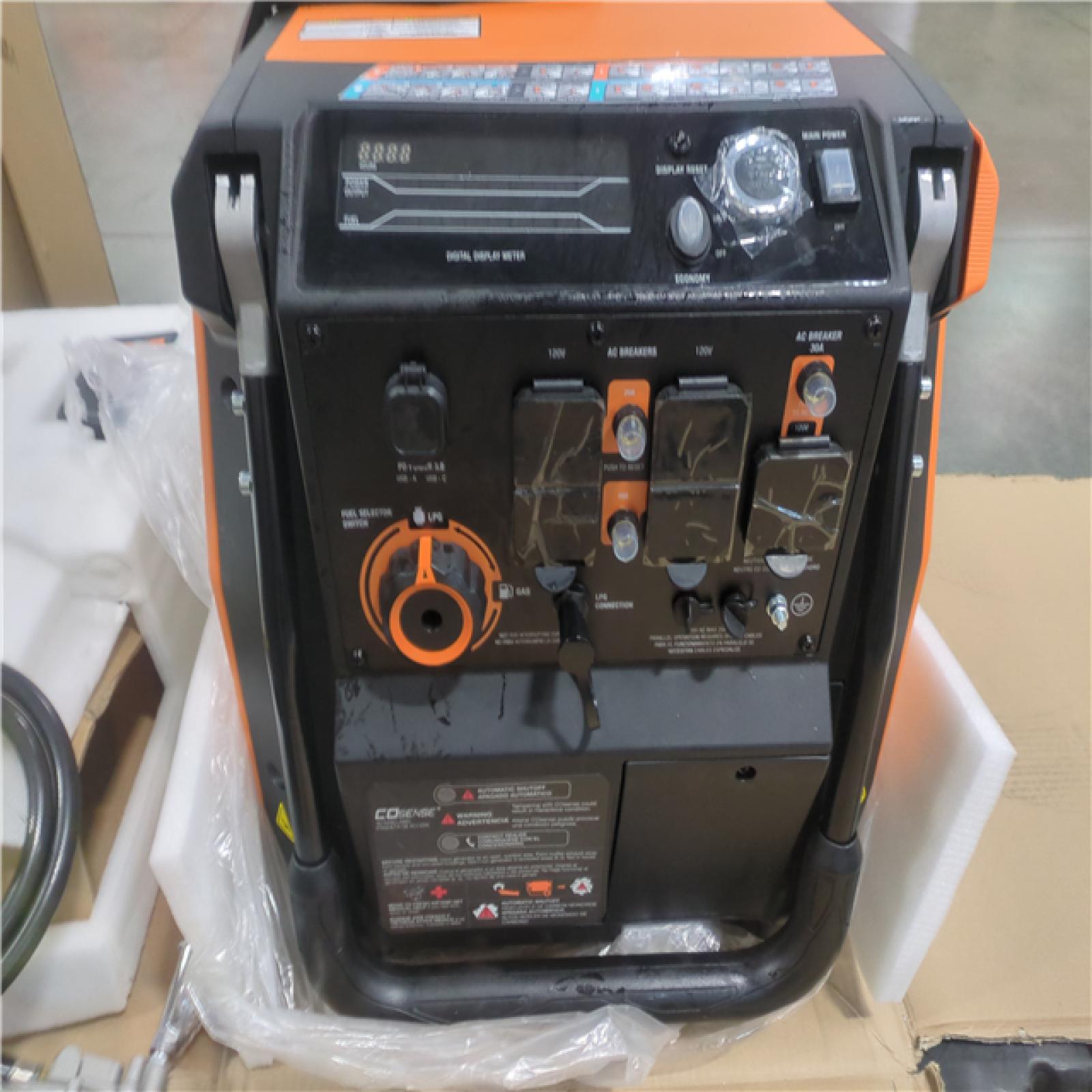CALIFORNIA AS-IS GENERAC PORTABLE POWER GENERATOR